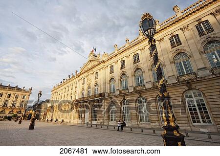 Stock Image - Hotel De Ville (City Hall) On Place Stanislas, Nancy, France. Fotosearch