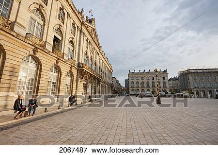 Stock Photo - Hotel De Ville (City Hall) On Place Stanislas, Nancy, France. Fotosearch