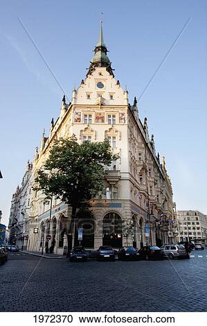 Stock Image - Hotel Paris, Prague, Czech Republic. Fotosearch