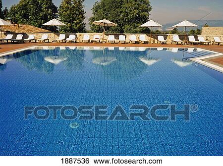 Hotel Swimming Pool View Large Photo Image Stock Photograph - Hotel Swimming Pool. Fotosearch