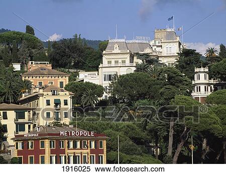 Stock Photography - Hotels On Hill. Fotosearch