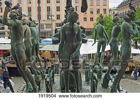 Picture - Hotorget Hay Square, Stockholm, Sweden. Fotosearch