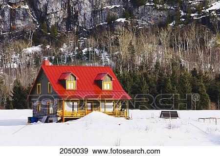 House And Mountain, Bas-Saint-Laurent Region, Saint-Germain-De-Kamouraska, Quebec View Large Photo Image Stock Photo - House And Mountain, Bas-Saint-Laurent Region, Saint-Germain-De-Kamouraska, Quebec. Fotosearch