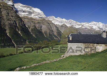 House In Mountains View Large Photo Image Stock Photo - House In Mountains. Fotosearch