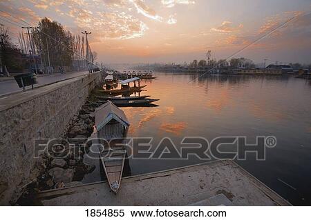 Houseboat, Dal Lake; Srinagar, India View Large Photo Image Stock Photography - Houseboat, Dal Lake; Srinagar, India. Fotosearch