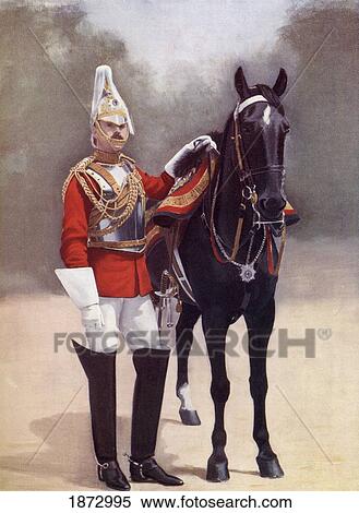 Household Cavalry, Captain, 2Nd Life Guards. From The Book South Africa And The Transvaal War By Louis Creswicke, Published 1900. View Large Photo Image Stock Photography - Household Cavalry, Captain, 2Nd Life Guards. From The Book South Africa And The Transvaal War By Louis Creswicke, Published 1900.. Fotosearch
