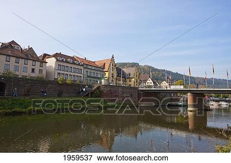 Houses Along The Tauber River, Wertheim Am Main, Baden-Wurttemberg, Germany View Large Photo Image Stock Photo - Houses Along The Tauber River, Wertheim Am Main, Baden-Wurttemberg, Germany. Fotosearch