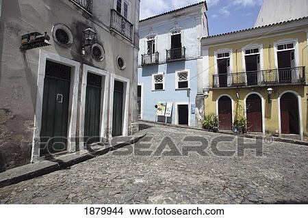 Picture - Houses Around Pelourinho. Fotosearch