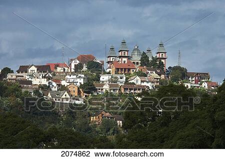 Houses In Haute-Ville, Antananarivo, Madagascar View Large Photo Image Stock Image - Houses In Haute-Ville, Antananarivo, Madagascar. Fotosearch