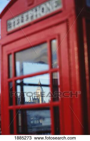 Houses Of Parliament And Big Ben As Seen Through A Red Telephone Box View Large Photo Image Stock Image - Houses Of Parliament And Big Ben As Seen Through A Red Telephone Box. Fotosearch