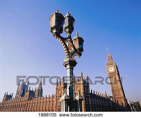 Houses Of Parliament And Street Lamp View Large Photo Image Stock Photography - Houses Of Parliament And Street Lamp. Fotosearch