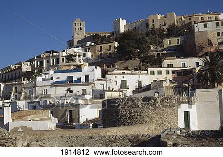 Houses On The Hill View Large Photo Image Stock Image - Houses On The Hill. Fotosearch