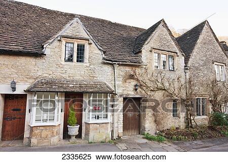 Stock Photography - Houses; Wiltshire, England. Fotosearch