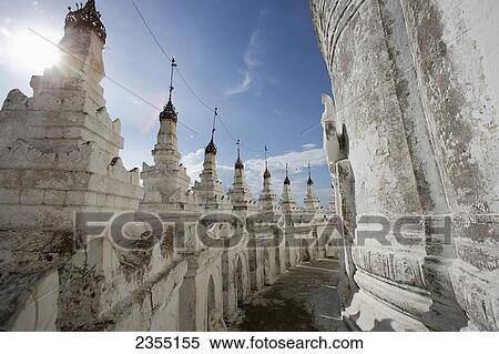 Stock Photography - Hsimbyune Paya, built in 1816 by King Bagyidaw; Manadalay, Myanmar. Fotosearch