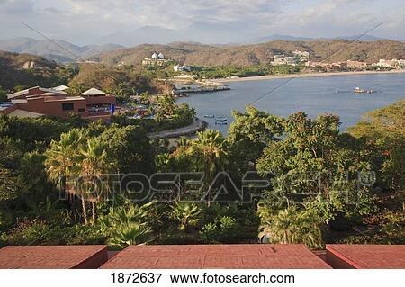 Stock Photo - Huatulco, Mexico; Las Brisas Resort. Fotosearch