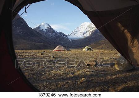 Huayna Potosi Viewed From Tent View Large Photo Image Stock Photograph - Huayna Potosi Viewed From Tent. Fotosearch