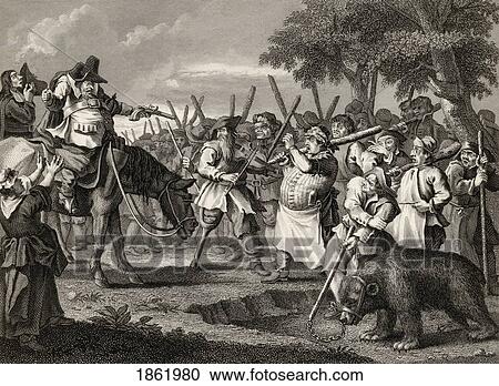 Hudibras First Adventure Engraved By C Mottram After Hogarth From The Works Of Hogarth Published London 1833 View Large Photo Image Stock Image - Hudibras First Adventure Engraved By C Mottram After Hogarth From The Works Of Hogarth Published London 1833. Fotosearch