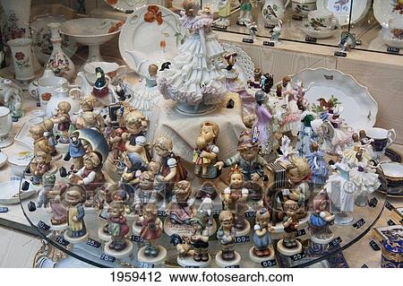 Stock Image - Hummel Figurines In Frankfurt Am Main, Germany. Fotosearch