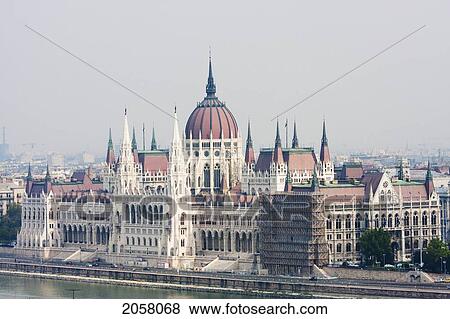Stock Photo - Hungarian Parliament Building, Budapest, Hungary. Fotosearch