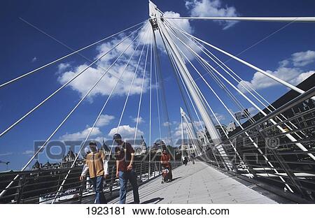Hungerford Foot Bridge View Large Photo Image Stock Image - Hungerford Foot Bridge. Fotosearch
