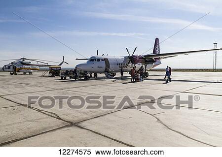 Hunnu Air Fokker F50 at Gurvan Saikhan Airport, Dalanzadgad, South Gobi Province, Mongolia View Large Photo Image Stock Photography - Hunnu Air Fokker F50 at Gurvan Saikhan Airport, Dalanzadgad, South Gobi Province, Mongolia. Fotosearch