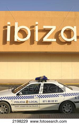 Stock Photo - Ibiza, Spain. Signs At Ibiza Airport. Fotosearch