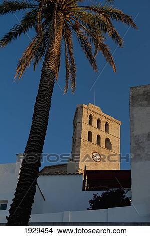 Picture - Ibiza Town, Ibiza, Spain. Fotosearch