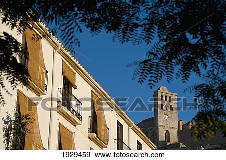 Ibiza Town, Ibiza, Spain View Large Photo Image Stock Photo - Ibiza Town, Ibiza, Spain. Fotosearch