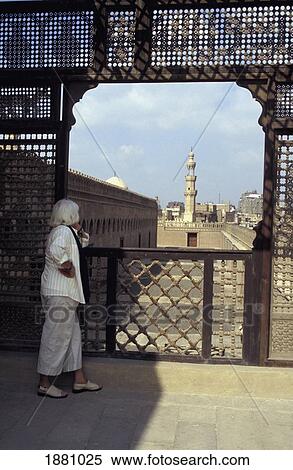 Stock Photography - Ibn Tulun Mosque From Geyer-Anderson Museum. Fotosearch