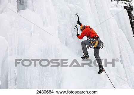 Ice climbing, Lake Willoughby; Vermont, United States of America View Large Photo Image Picture - Ice climbing, Lake Willoughby; Vermont, United States of America. Fotosearch