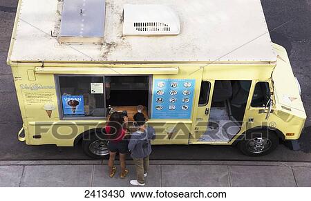 Ice cream food truck; New York City, New York, United States of America View Large Photo Image Stock Image - Ice cream food truck; New York City, New York, United States of America. Fotosearch
