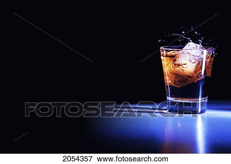 Ice Splashing In A Shooter Glass, Otterburn Park, Qc View Large Photo Image Stock Photo - Ice Splashing In A Shooter Glass, Otterburn Park, Qc. Fotosearch