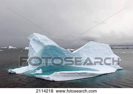 Stock Photo - Iceberg; Antarctica. Fotosearch