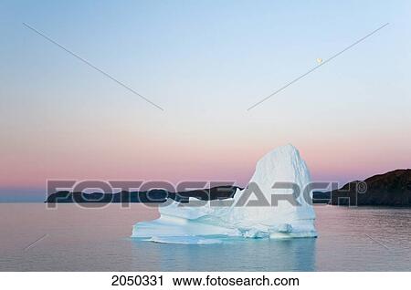 Iceberg At Dawn In Trinity Bay Off The Bonavista Peninsula Of Eastern Newfoundland View Large Photo Image Stock Image - Iceberg At Dawn In Trinity Bay Off The Bonavista Peninsula Of Eastern Newfoundland. Fotosearch