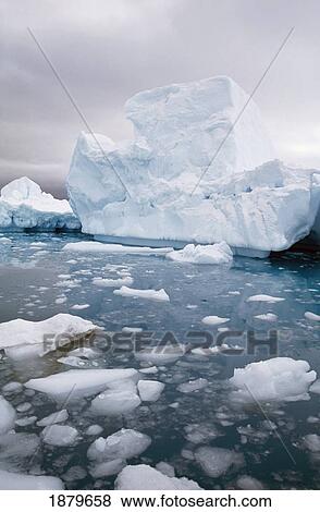 Iceberg Floating In The Ocean View Large Photo Image Stock Photo - Iceberg Floating In The Ocean. Fotosearch