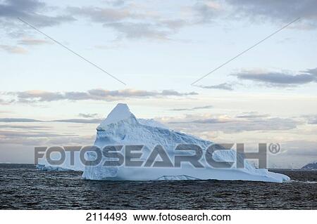 Stock Image - Iceberg In The Southern Ocean; Antarctica. Fotosearch