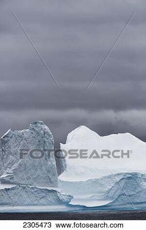 Stock Image - Iceberg of west coast; Greenland. Fotosearch