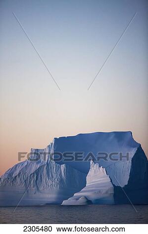 Stock Image - Iceberg of west coast; Greenland. Fotosearch