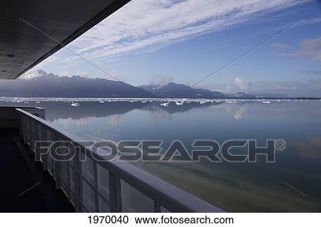 Stock Image - Icebergs In Laguna San Rafael, Laguna San Rafael National Park, Aysen Region, Chile. Fotosearch