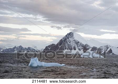 Icebergs Off The Coast; Antarctica View Large Photo Image Stock Image - Icebergs Off The Coast; Antarctica. Fotosearch