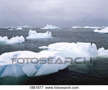Icebergs View Large Photo Image Stock Photo - Icebergs. Fotosearch