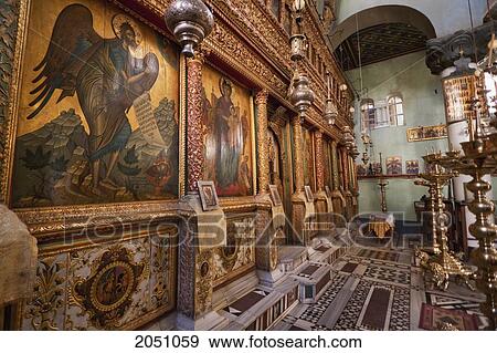 Iconostasis Inside The Great Basilica Of The Transfiguration (Catholicon Of The Transfiguration) In The Holy Monastery Of St. Catherine At Mount Sinai, South Sinai, Egypt View Large Photo Image Stock Photo - Iconostasis Inside The Great Basilica Of The Transfiguration (Catholicon Of The Transfiguration) In The Holy Monastery Of St. Catherine At Mount Sinai, South Sinai, Egypt. Fotosearch