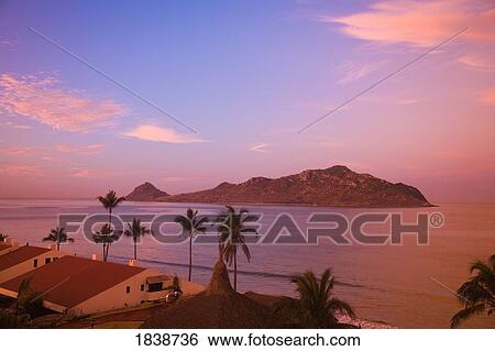 Idillic View Of Holiday Resort At Dawn; Mazatlan, Sinaloa State, Mexico View Large Photo Image Stock Photograph - Idillic View Of Holiday Resort At Dawn; Mazatlan, Sinaloa State, Mexico. Fotosearch