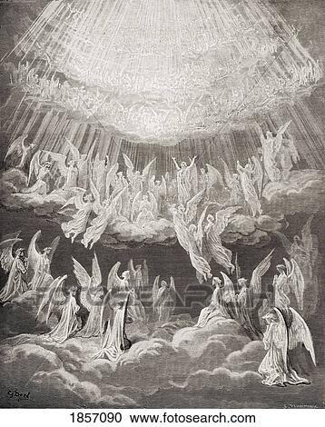 Illustration For Paradiso By Dante Alighieri Canto Xxvii Lines 1 To 4 Glory To The Father To The Son And To The Holy Spirit By Gustave Dore 1832-1883 French Artist And Illustrator View Large Photo Image Stock Image - Illustration For Paradiso By Dante Alighieri Canto Xxvii Lines 1 To 4 Glory To The Father To The Son And To The Holy Spirit By Gustave Dore 1832-1883 French Artist And Illustrator. Fotosearch