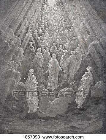 Illustration For Paradiso By Dante Alighieri Canto V Lines 99 And 100 By Gustave Dore 1832-1883 French Artist And Illustrator View Large Photo Image Stock Image - Illustration For Paradiso By Dante Alighieri Canto V Lines 99 And 100 By Gustave Dore 1832-1883 French Artist And Illustrator. Fotosearch