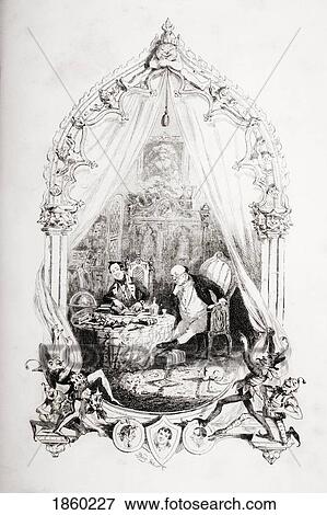 Illustration From The Charles Dickens Novel The Pickwick Papers By H. K. Browne Known As Phiz View Large Photo Image Stock Photo - Illustration From The Charles Dickens Novel The Pickwick Papers By H. K. Browne Known As Phiz. Fotosearch