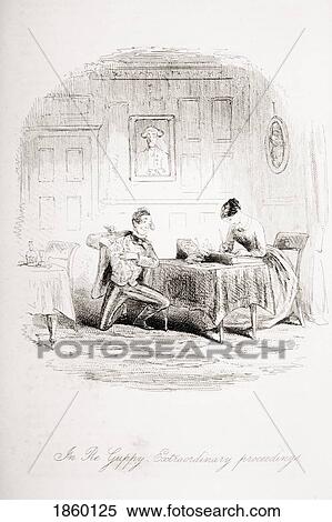 In Re Guppy. Extraordinary Proceedings. Illustration By Phiz (Hablot Knight Browne) 1815-1882. From The Book Bleak House By Charles Dickens. Published London 1853. View Large Photo Image Stock Photography - In Re Guppy. Extraordinary Proceedings. Illustration By Phiz (Hablot Knight Browne) 1815-1882. From The Book Bleak House By Charles Dickens. Published London 1853.. Fotosearch