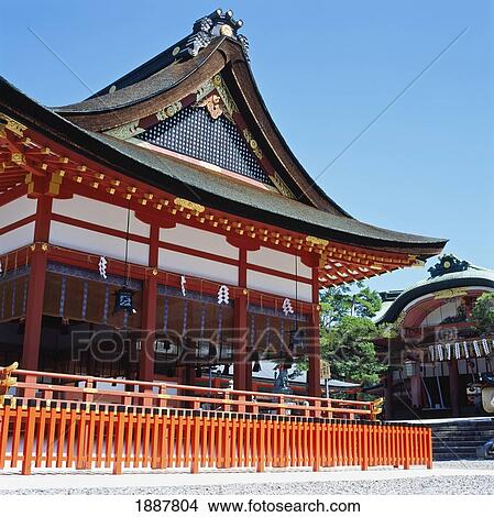 Picture - Inari Temple Complex At Fushimi.. Fotosearch