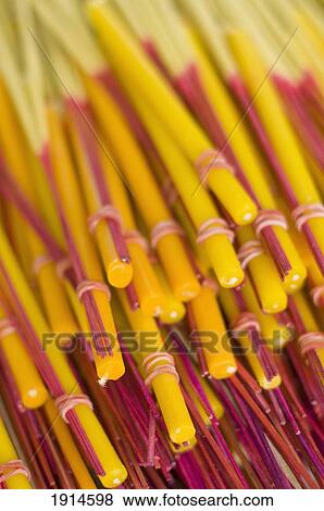 Incense Sticks And Candles View Large Photo Image Stock Photo - Incense Sticks And Candles. Fotosearch