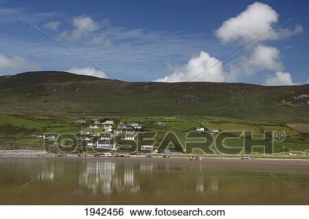 Stock Photograph - Inch Beach On The Dingle Peninsula; County Kerry Ireland. Fotosearch